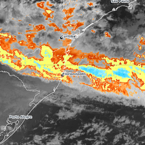 Frente fria mantém tempo instável em SC; nova queda nas temperaturas é esperada a partir de quinta-feira