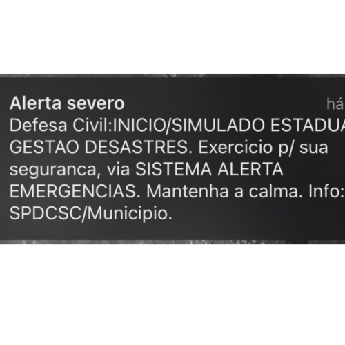 Santa Catarina mobiliza 250 mil pessoas em maior simulado de desastres do país