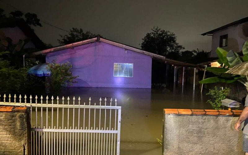 Gaspar decreta estado de emergência após chuvas intensas